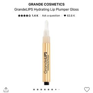 BNIB grande cosmetics grande lips hydrating lip plumper gloss
